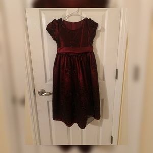 Wine burgundy dress for kids size 7-8👗❤️